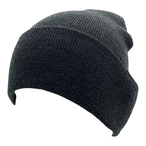 Wholesale White Knit Beanie Hat Ribbed <b>Winter</b> <b>Cap</b> Unisex Soft Warm Stretch Plain Skull <b>Cap</b> Custom Logo Hat - Product Image 5