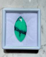 Variscite verte de haute qualité pierre précieuse en vrac cabochons de pont noir très rares avec variscite à motif turquoise pour la fabrication de bijoux
