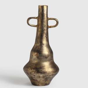 Florero de latón y Metal de estilo europeo, florero en forma de botella, decoración suave moderna más vendida, nuevo diseño avanzado - Product Image 3