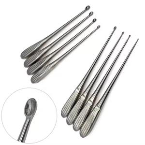 Curette de fusion spinale Rectus, 11 pouces, acier inoxydable, réutilisable, instrument chirurgical orthopédique à longue portée, débridement de la colonne vertébrale - Product Image 4