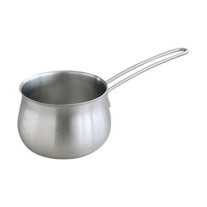 Elegante Wok de acero inoxidable Juego de tres piezas Juego de utensilios de cocina antiadherentes de nido de abeja de metal de tres capas Cacerola de salsa híbrida - Product Image 1