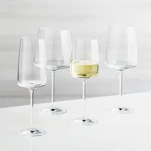 Venda quente água copo de vinho taças novo Simple Plain Design copos de cristal bebendo vinho stemware champanhe copo uso Home Hotel Bares