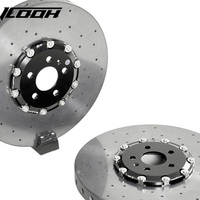ICOOH Gen 2 Cakram Rem Keramik Karbon Depan/Belakang 355-440mm untuk RS3/RS4/RS5/RS6/RS7