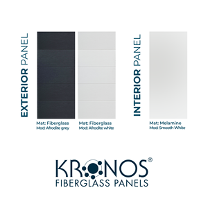 AFRODITE-Puerta de seguridad antirrobo con estructura galvanizada, panel de fibra de vidrio exterior moderno, estilo de diseño industrial, acabado, tipo galvanizado, tipo 2, 2 - Product Image 4