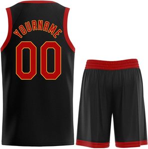 Adult Basketball Uniform Sets Custom Team Jerseys & Shorts Breathable Fabric Printed Summer OEM Services Factory Direct Supply - Product Image 2