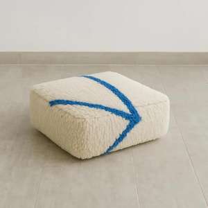 Puf de Cuero Marroquí Hecho a Mano, Otomana Tradicional Artesanal, Decoración del Hogar, Asiento Boho para Sala de Estar - Product Image 1