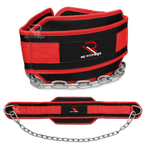 Correa de agarre Power Gear para levantamiento de pesas, para dips con peso y dominadas - Product Image 1