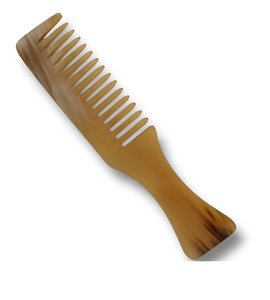 100% hecho a mano cuerno de búfalo peine cuerno antiestático pulido técnica amor estilo cuerno de búfalo peine precios baratos - Product Image 2