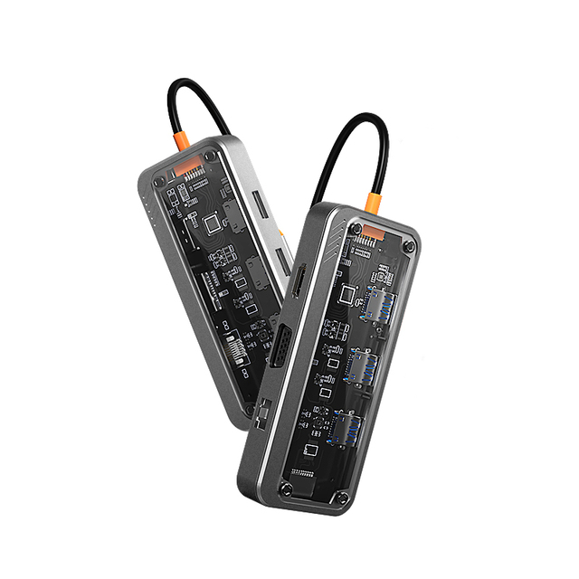 Type-C to PD HDMI USB3.0 USB2.0*2 SD TF RJ45 VGA AUDIO 3.5mm 10 in 1 USB Hub