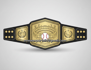 Ceinture de championnat de baseball avec logo personnalisé, compétition unisexe, taille basse - Product Image 1
