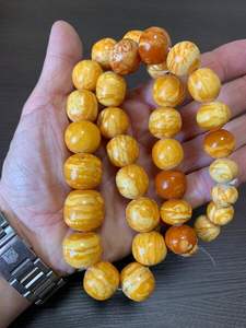 Cuentas de Resina Epoxi Nuevas, Transparentes, Color Naranja, Tasbih en Existencia para la Venta, Cuentas Baratas, Rosarios Islámicos, Joyería Religiosa Católica - Product Image 6