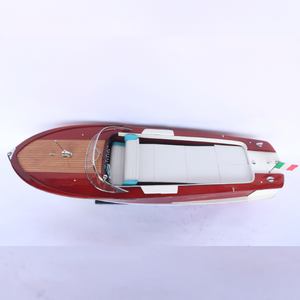 RIVA OLYMM.PIC (1969-1983) Modèle réduit de bateau de vitesse en bois Ameublement de maison de haute qualité Prêt pour RC Peint Technique Antique Crafted - Product Image 2