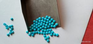 อัญมณีสีฟ้าครามธรรมชาติ6มิลลิเมตรกลมแบน Arizona เทอร์ควอยซ์หลวมอัญมณีสำหรับเครื่องประดับขายส่งราคามาก - Product Image 2