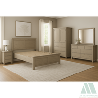 Meubles de chambre à coucher en bois modernes de haute qualité OEM ODM pour appartements, hôtels au Vietnam – Lits et commodes prêts à assembler