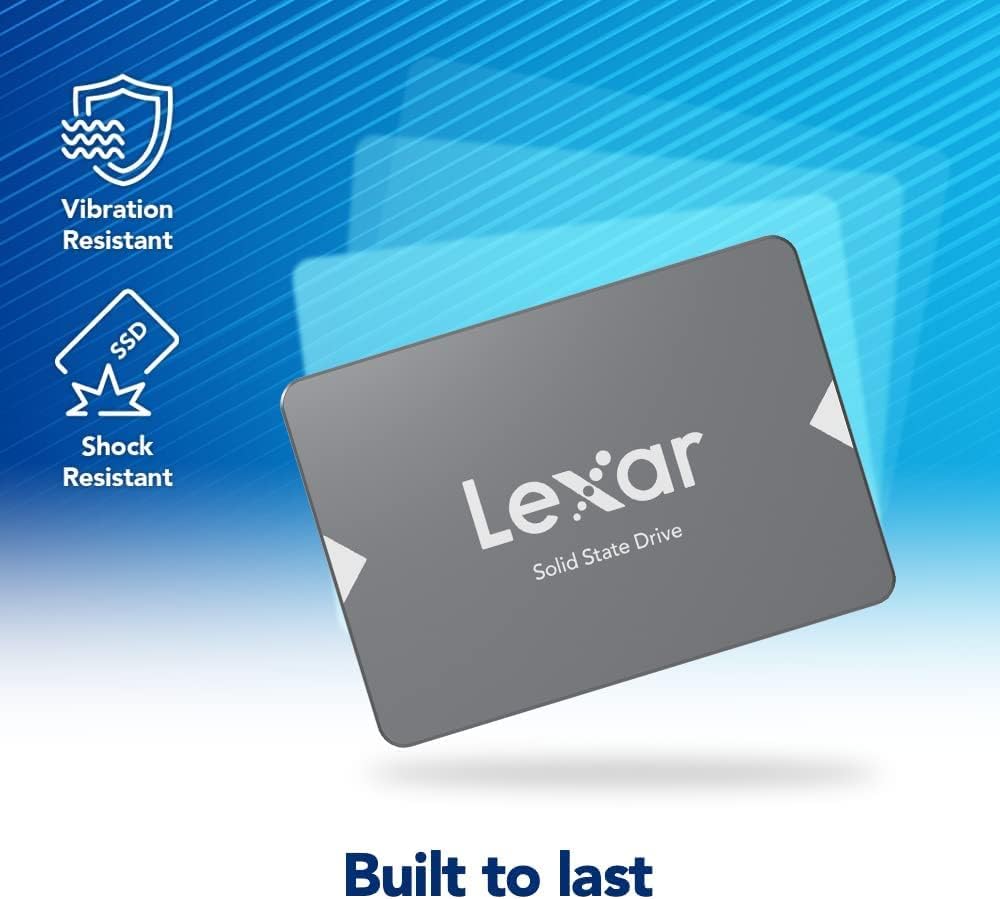 内蔵型SSD Lexar NS100 1TB SSD SATA Lexar NS100 1 TB SSD - Fast Internal Storage for Laptops