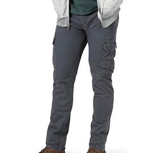 Pantalon cargo pour homme, léger, 100% coton, coupe décontractée, tissu confortable, design pratique des poches, pour une utilisation quotidienne et en plein air - Product Image 1