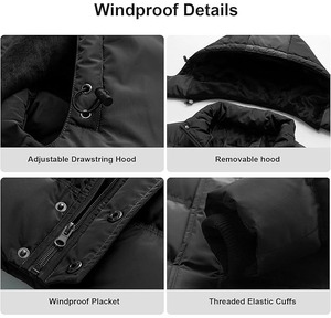 Blouson d'hiver élégant pour femme, respirant et uni, doublure douce et agréable pour la peau, pour un confort tout au long de la journée et un usage quotidien - Product Image 6
