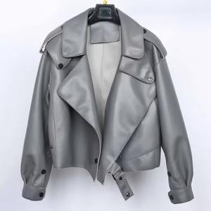 New Style Women's Leather <b>Jacket</b> | Best Arrival Women Fashion Leather <b>Jackets</b> for Winter Clothing / Full Sleeve Leather <b>Jackets</b> - Product Image 6