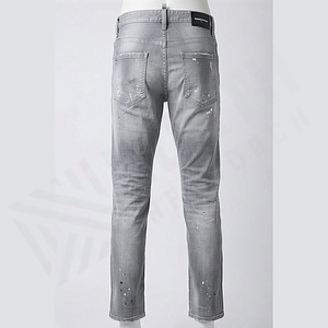 Pantalones Vaqueros Ajustados de Moda para Hombre, Color Personalizado, Pantalones de Mezclilla de Alta Calidad a Bajo Precio, Pantalones Rotos al por Mayor, Color Personalizado - Product Image 2