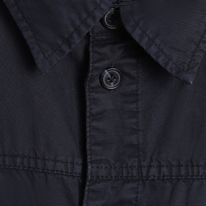 เสื้อเชิ้ตแจ็คเก็ตลำลองผู้ชาย – ผ้าฝ้ายทอ 100% สีกรมท่า พร้อมรับผลิตแบบ Private Label - Product Image 4