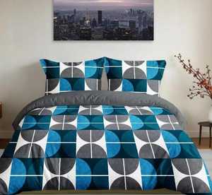 Draps en tissu Oxford imprimé en polycoton |   Respirant |   Écologique |   Toucher doux |   Résistant au rétrécissement |   Hôtel Maison - Product Image 1