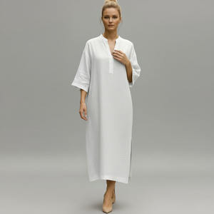Robe longue en lin coupe ample personnalisée - Product Image 2