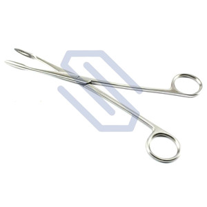 Dental Dressing Forceps Gross Plier Maier 25cm Straight <b>Surgical</b> <b>Instruments</b> Stainless Steel CE - Product Image 1