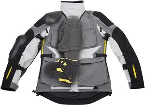 Chaqueta de turismo impermeable para hombre Chaqueta de ventilación reflectante de longitud 3/4 Protectores aprobados por Ce para montar en todas las estaciones - Product Image 6