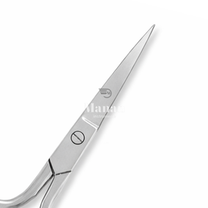 Tijeras para Cutículas de Acero Inoxidable con Hoja Recta para Diestros, Precisión y Durabilidad, Herramienta de Manicura de Alta Calidad para Arte de Uñas - Product Image 2