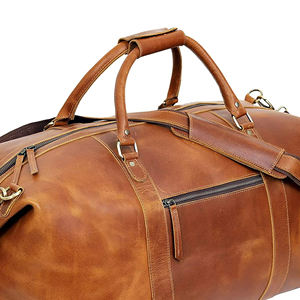 Service OEM, vente en gros, sacs de voyage en cuir de haute qualité, design optimal, légers, couleur unie - Product Image 6