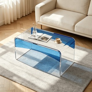 Simple Acrylic <strong>Side</strong> <strong>Table</strong>/<strong>sofa</strong>/small <strong>Side</strong> <strong>Table</strong>/living Room Light Luxury Coffee <strong>Table</strong>/two-tone Creative Bedside <strong>Table</strong> - Product Image 4