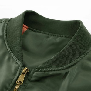 <b>Men's</b> Custom Logo Coated Denim Windproof Anti-Bacterial Winter <b>Jacket</b> Stand Collar Appliques Vintage Bomber Style <b>Long</b> Sleeves - Product Image 4