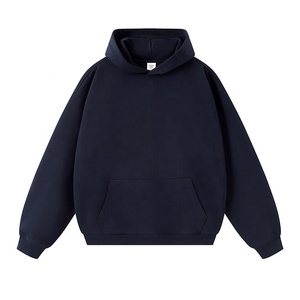 100% Cotton Hoodies Blank <b>Thick</b> <b>Fleece</b> Heavy Weight 480 GSM High Quality Hoodies Custom Printed Logo Men's Hoodies & Sweatshirts - Product Image 4