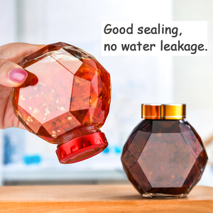 Bocal en pot verre personnels alimentaire avec couvercle bois <span class=keywords><strong>petit</strong></span> bocaux bocal en verre <span class=keywords><strong>pas</strong></span> cher bocal en verre miel - Product Image 2