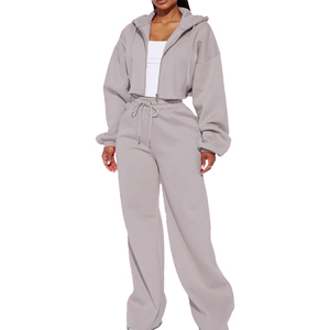 Promotion Nouvelle Arrivée Ensemble Survêtement Femme Coupe Courte Respirant Style Varsity (Veste et Pantalon) Longueur Au-dessus du Genou - Product Image 5
