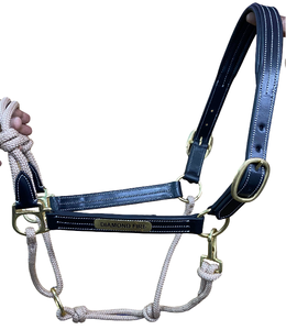 Venta al por mayor de calidad superior inglés equipo de caballo de silla de montar charol anatrómico caballo cuero Halter blanco softy acolchado - Product Image 5