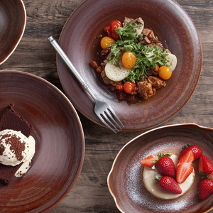 Sứ sang trọng tấm bán buôn khách sạn Bộ đồ ăn nhà máy bán buôn sứ tấm cho nhà hàng khách sạn phục vụ tấm - Product Image 1