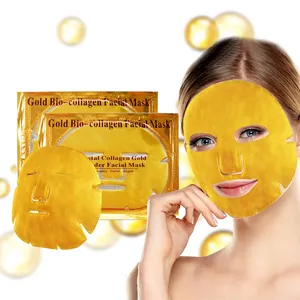 Disposable Face Care 24k Gold Face Mask Whitening Moisturizing Skin Care Face Mask