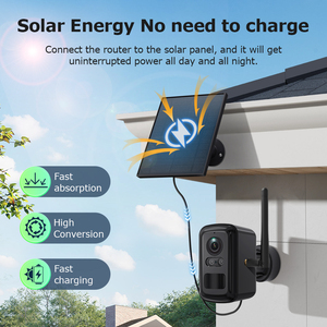 Sistema de Cámara de Seguridad Inalámbrica Solar con Centro Doméstico, Cámaras Exteriores de 3MP, Largo Alcance de 500m, Detección de Movimiento PIR, Visión Nocturna en Color - Product Image 3