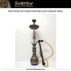 2025 nouveauté luxe égyptien complexe peint à la main Vases en verre de haute qualité Unique broches Design laque Offre Spéciale narguilé ensemble - Product Image 3