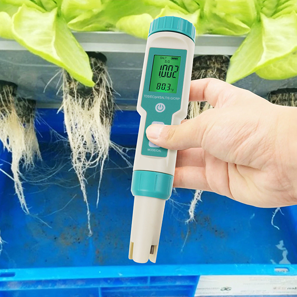 Misuratore di pH digitale, 7 in 1 Bluetooth PH, TDS, EC, ORP, SG, penna tester di salinità e