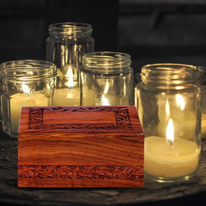 Wooden Keepsake Urn <b>Box</b> Adult <b>Memorial</b> Urns Wood Casket Urn <b>for</b> <b>Pets</b> Wood Casket Urn <b>for</b> <b>Pets</b> Cat Urns <b>for</b> Ashes frames - Product Image 4