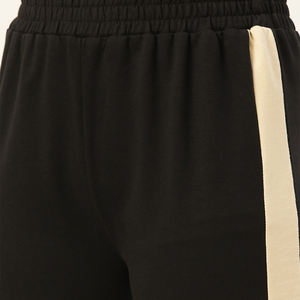 Mejor Precio de calidad superior de las mujeres 100% de algodón ropa deportiva de invierno transpirable gimnasio Fitness sólido polar cuello con capucha conjuntos - Product Image 3