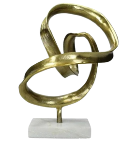 Vajilla creativa de diseño personalizado, artesanía de metal de latón, adornos nórdicos decorativos pulidos en oro para el hogar - Product Image 4