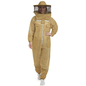 Traje de apicultura Malla de algodón a prueba de picaduras Protección UV transpirable 50 + Antibacteriano Secado rápido Durable Overol de cuerpo completo Velo - Product Image 3