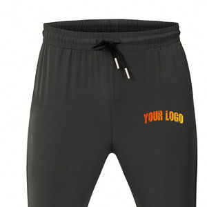 Pantalones Jogger ajustados informales para hombre más vendidos, cintura elástica, antiarrugas, Impresión de logotipo personalizado, dos bolsillos laterales para trotar - Product Image 5
