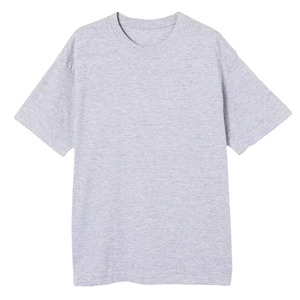 T-shirt 100% coton style formel personnalisé pour hommes, épaules tombantes, poids lourd, tissu de travail surdimensionné - Product Image 3