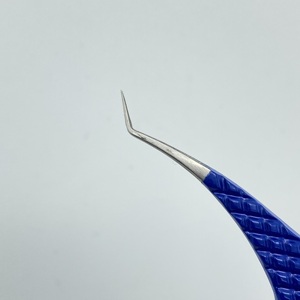 Pince à épiler d'extension de cils professionnelle de haute qualité avec pointe en acier inoxydable régulière pointue couleur personnalisée directement Pakistan ASI - Product Image 2