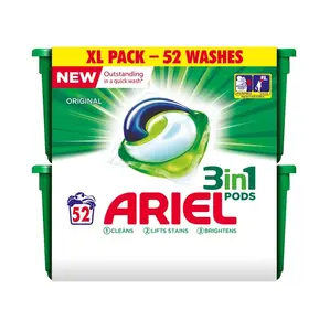 Buy Ariel 3-in-1 Pods, Washing Liquid Laundry Detergent Colour 110 Washes