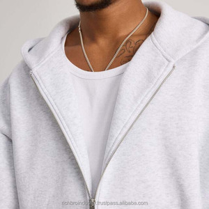 เสื้อกันหนาวมีฮู้ดสำหรับผู้ชาย, เสื้อกันหนาวผ้าฝ้าย100% หรูหรามีซิปลายกราฟิกฤดูหนาว - Product Image 2